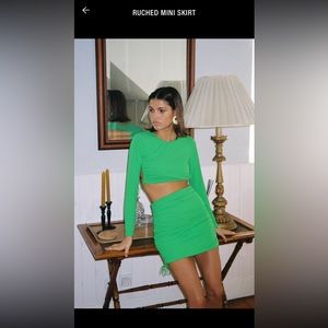 Zara apple green two piece outfit (worn once)
